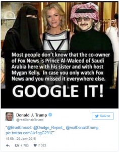 خشم میلیاردر سعودی از عکس "جعلی" ترامپ