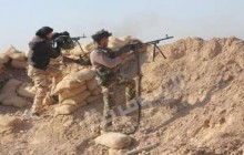 دفع حمله داعش به مقر تیپ 76 ارتش عراق در شمال الرمادی