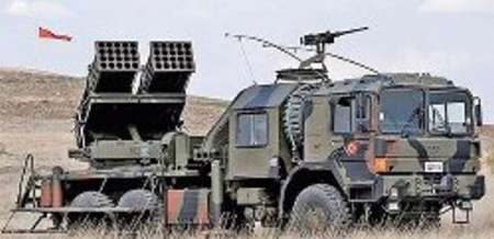 ترکیه موشک های مجهز به سامانه پرتاب چندگانه درمرزهای سوریه مستقر کرد