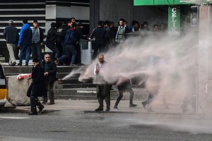 سرکوب تظاهرات مخالفان اردوغان در ترکیه+تصاویر