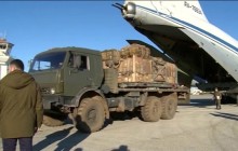 مسکو ده‌ها محموله کمک انسانی به سوریه برده است