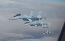 پرواز منظم جنگنده‌های مدرن روسیه (+ عکس)
