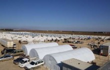 ظرفیت شهرک های چادری در نقطه صفر مرزی سوریه با ترکیه پر شده است