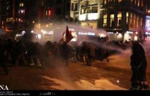 صدها تن درحمایت از مردم شهر کردنشین جیزره در استانبول تظاهرات کردند