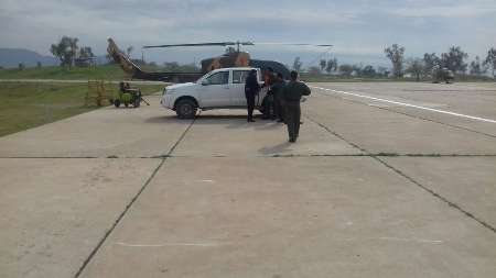 یک تیم پزشکی به وسیله بالگرد به منطقه وارگه سبز اندیکا اعزام شد