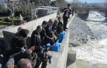 بهره برداری از دیوار حفاظتی رودخانه کورکورسر نوشهر