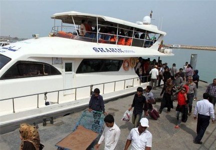 اولین خط گردشگری تفریحی دریایی بندرعباس افتتاح شد