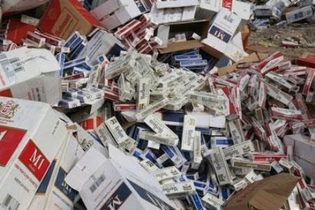متلاشی شدن محموله بزرگ سیگار قاچاق در آستارا