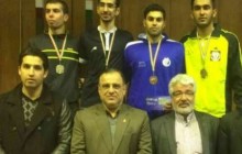 مدال برنز جایزه بزرگ ایران بر گردن شمشیربازی از آذربایجان غربی