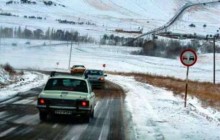 برف، جاده های لغزنده و هشدارهای پلیس راه استان ایلام به رانندگان