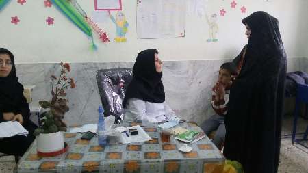 450 نفر از مردم محروم منطقه قلعه حسن شیروان ویزیت رایگان شدند