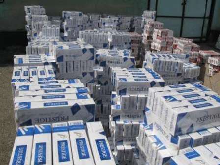 190 هزار نخ سیگار خارجی در سردشت کشف شد