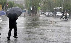 بارش پراکنده باران در گیلان