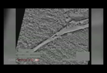 انهدام کامیون داعش توسط جنگنده‌های تایفون +فیلم