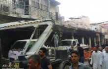 انفجار کپسول گاز در مرکز شهر نجف + تصاویر