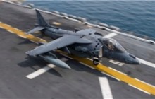 صدمه شدید جنگنده هریر آمریکا در خلیج فارس