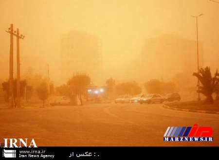 ماهشهر خوزستان  گرد و غبار 7/5 برابر حد مجاز  دارد