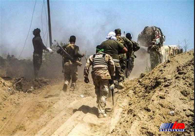 نیروهای الحشد الشعبی حمله عناصر داعش در مرز سوریه و عراق را دفع کردند
