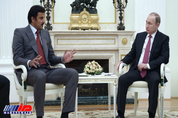 پیام شفاهی امیر قطر به رئیس جمهور روسیه