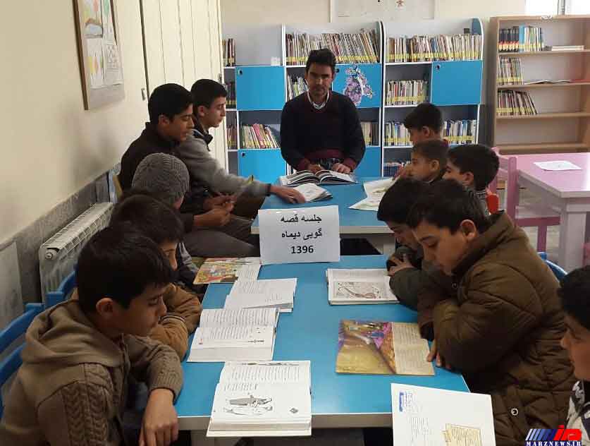 برگزاری نشست «کتاب‌خوان» در کتابخانه ی عمومی قائم آل محمد(عج) روستای گلین قیه