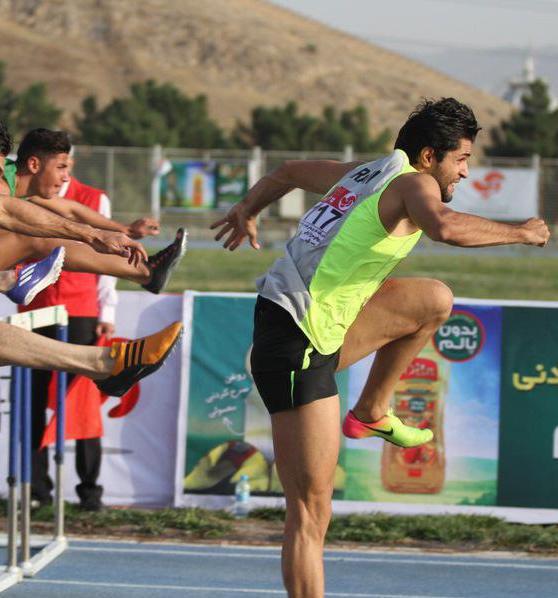 میلاد سیار دونده سنندجی سکوی رقابت های 60 متر بامانع کشور را فتح کرد