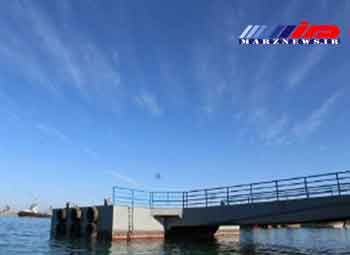 اسکله شناور چند منظوره در بندر جاسک افتتاح شد