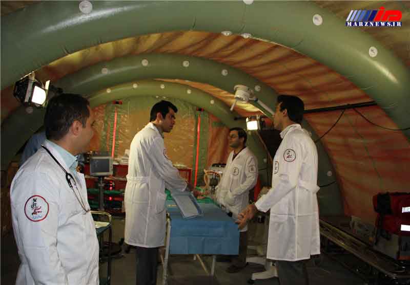 بیمارستان صحرایی در سیستان و بلوچستان راه اندازی شد