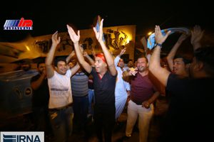 جشن پیروزی در خیابان های بغداد ادامه دارد