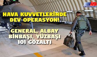 قرار بازداشت 101 افسر نیروی هوایی ترکیه صادر شد