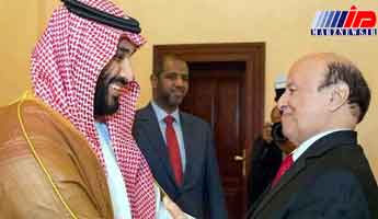 دیدار رئیس‌جمهور مستعفی یمن با ولی‌عهد عربستان