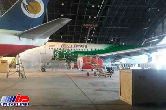 رنگ آمیزی هواپیمای‌ تیم ملی برای جام جهانی+عکس 