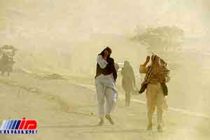 وزش باد شدید در شمال سیستان و بلوچستان آغاز شد
