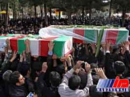 پیکر 2 شهید دفاع مقدس در مشهد تشییع شد