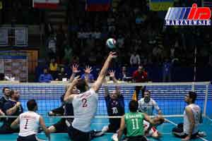 پیروزی تیم والیبال نشسته ایران در برابر روسیه