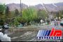 بارش سیل‌آسا در مازندران و غافلگیری مسافران