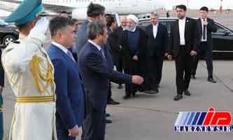 دکتر روحانی قزاقستان را به مقصد تهران ترک کرد