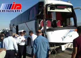 انحراف اتوبوس در نیشابور 18 مصدوم برجای گذاشت