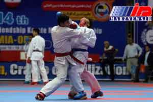 نتایج نخستین روز مسابقات بین المللی کاراته در ارومیه مشخص شد