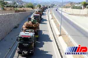 ترکیه تجهیزات نظامی جدید به مرزهای سوریه ارسال کرد