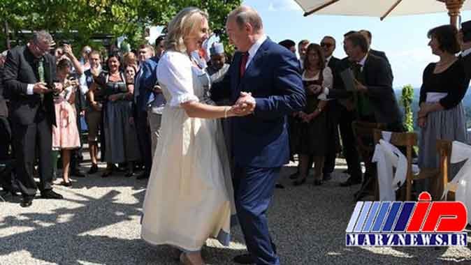 جزییاتی از حضور پوتین در عروسی وزیر خارجه اتریش (+عکس)