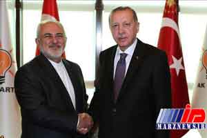 ظریف و اردوغان در آنکارا دیدار و درباره سوریه مذاکره کردند