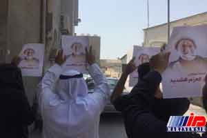بحرینی ها در حمایت از شیخ عیسی قاسم راهپیمایی کردند
