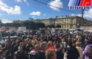 مخالفان افزایش سن بازنشستگی در سن پترزبورگ تظاهرات کردند