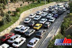 قفل ترافیک پایان تابستان بر جاده های خروجی مازندران