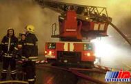 افراد ناشناس در روسیه ۱۱ کامیون را به آتش کشیدند
