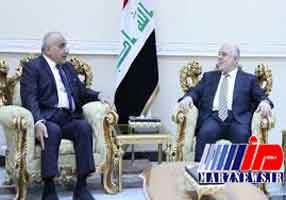 دیدار حیدر العبادی با نخست‌وزیر منتخب عراق