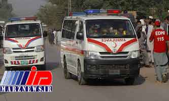 ۵۴ کشته و زخمی بر اثر برخورد دو اتوبوس در پاکستان