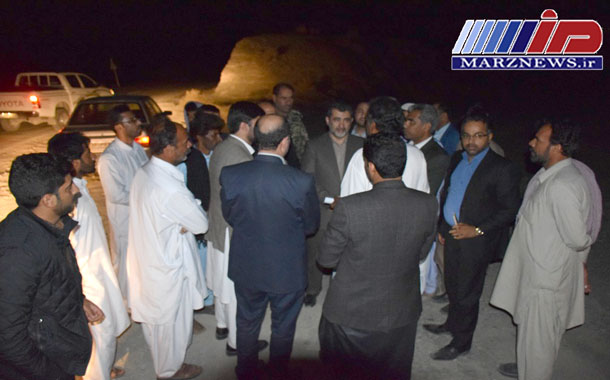 حضور شبانه معاون وزیر کشور در یکی از روستاهای محروم جنوب سیستان و بلوچستان