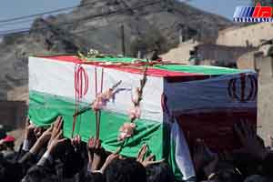 پیکر شهید مدافع وطن در زاهدان خاکسپاری شد