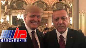 دیدار ۴۵ دقیقه‌ای اردوغان و ترامپ در پاریس